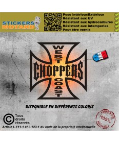 Stickers autocollant West Coast Choppers