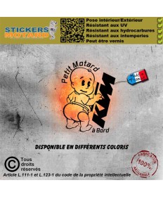 Stickers autocollant bébé motard à bord KTM