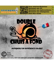 Stickers autocollant citation motarde