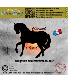 Stickers autocollant cheval...