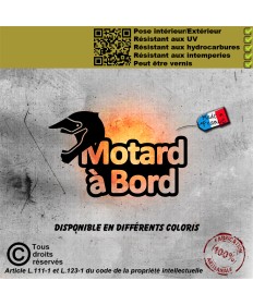 Stickers autocollant motard...