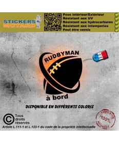 Stickers autocollant rudbyman à bord