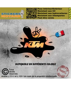 Stickers autocollant motard...