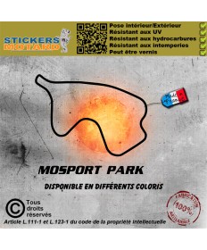 Stickers autocollant circuit mosport park - canada