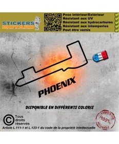 Stickers autocollant circuit phoenix - usa