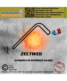 Stickers autocollant circuit zeltweg - autriche