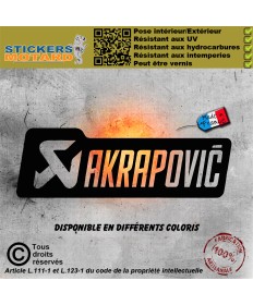 Stickers autocollant Akrapovic