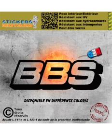 Stickers autocollant BBS