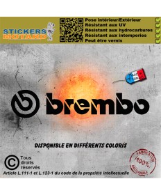 Stickers autocollant Brembo