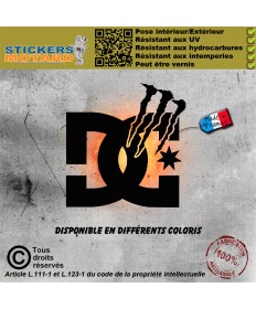 Stickers autocollant Dg shoes Monster