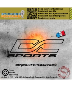 Stickers autocollant DC sport