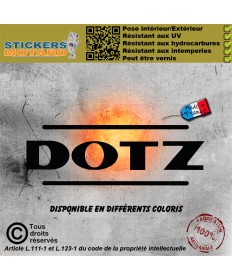 Stickers autocollant Dotz