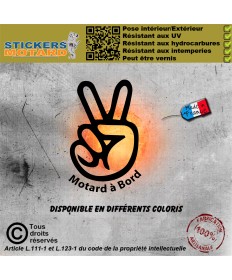 Stickers autocollant motard...