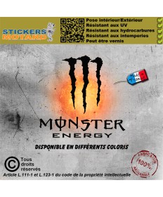 Stickers autocollant Monster energy