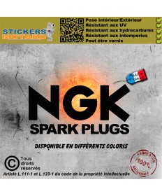 Stickers autocollant NGK