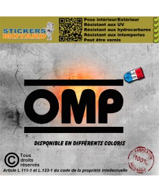 Stickers autocollant OMP