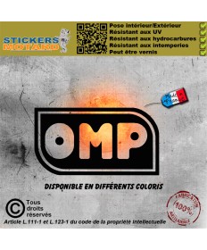 Stickers autocollant OMP