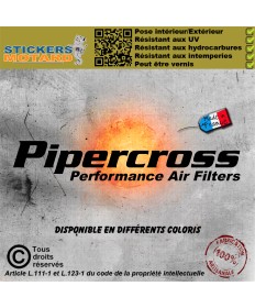 Stickers autocollant Pipercross